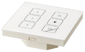 28001987  DALI Touch Panel Basic C; Capacitive Touch panel; Group rotary switch; Double terminals; IP20